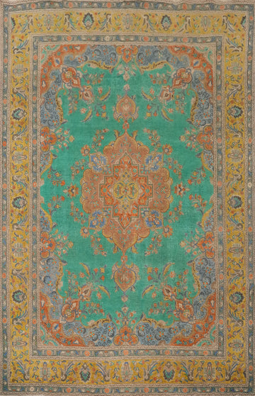 Handmade Wool Tabriz Persian Area Rug 10x13
