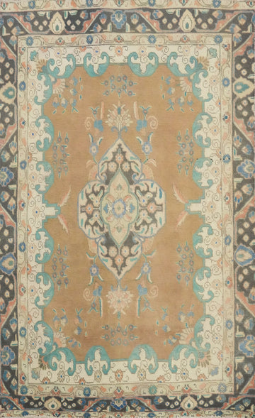 Traditional Wool Tabriz Persian Rug 4x7