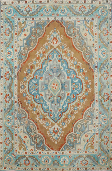 Traditional Wool Tabriz Persian Rug 5x6