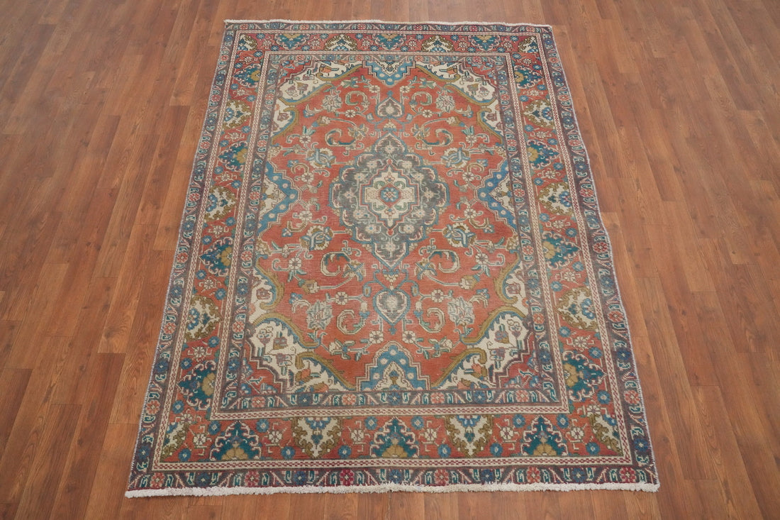 Traditional Tabriz Persian Rug 5x6