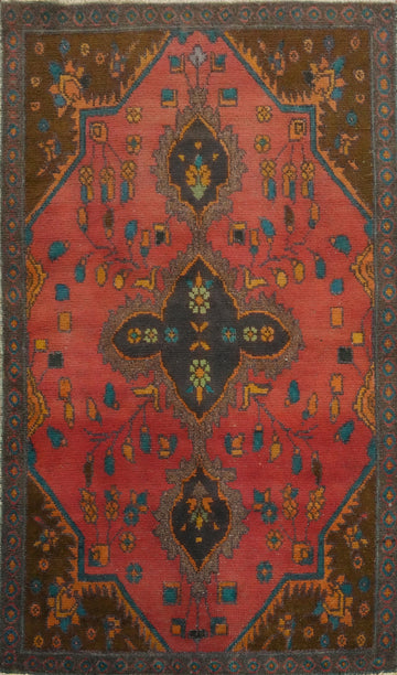 Handmade Wool Tabriz Persian Rug 3x5