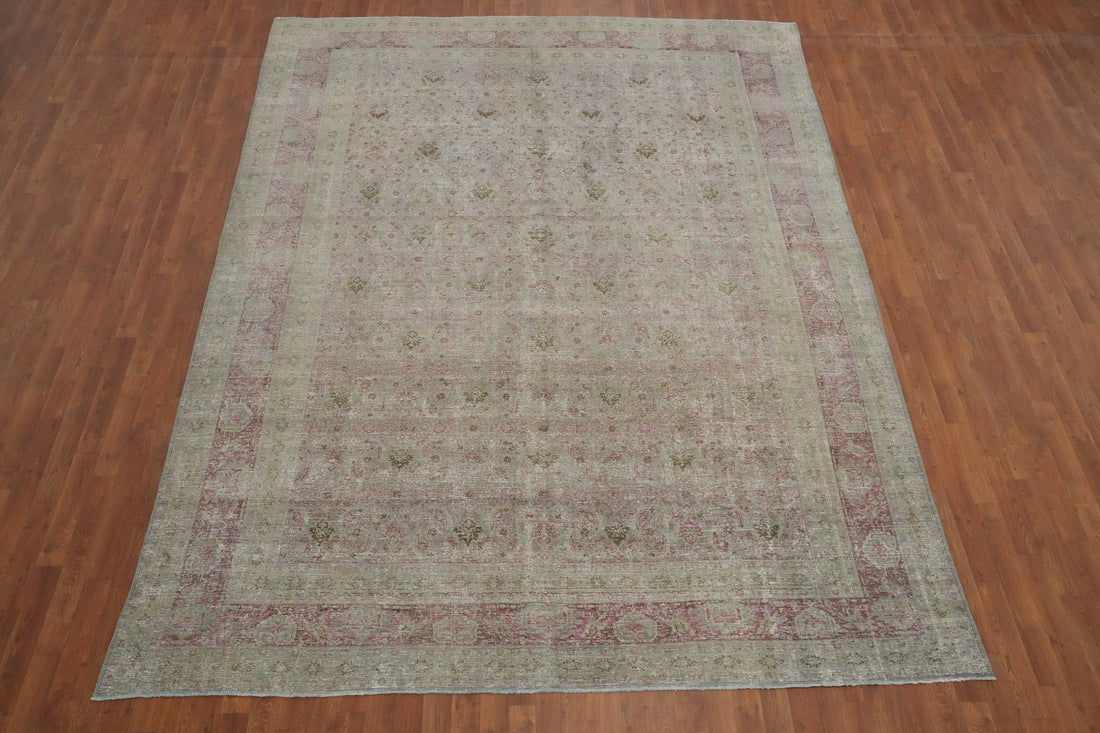 Antique Vegetable Dye Mahal Persian Area Rug 9x12