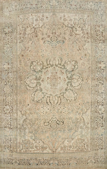 Antique Heriz Persian Area Rug 9x12