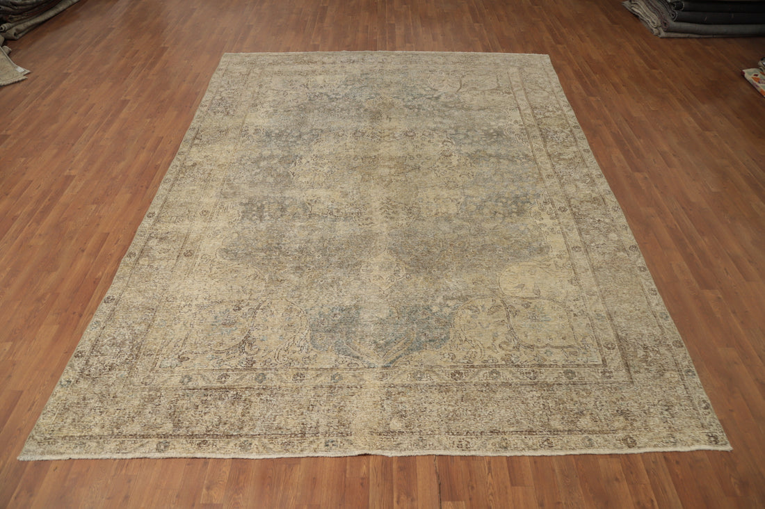 Antique Bakhtiari Persian Area Rug 9x12