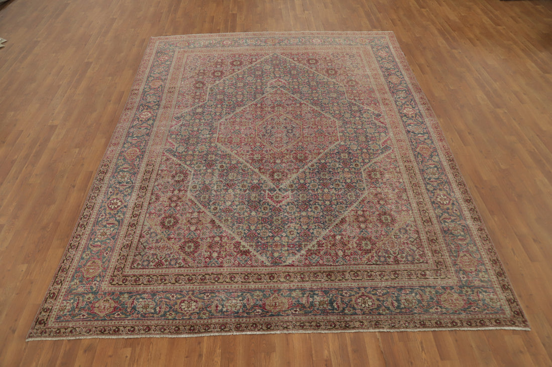 Antique Vegetable Dye Tabriz Persian Area Rug 8x11