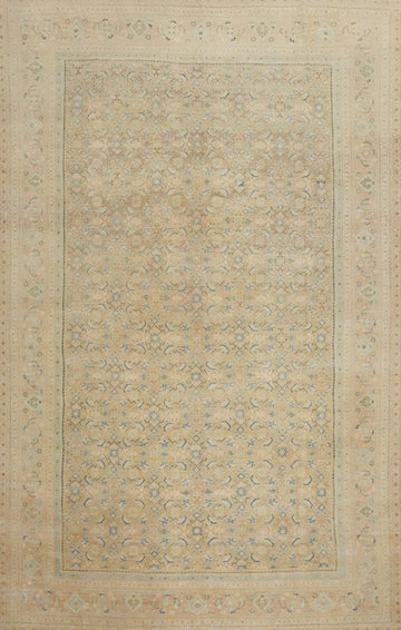 Antique Vegetable Dye Mahal Persian Area Rug 9x13