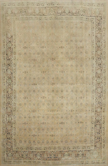 Antique Vegetable Dye Mahal Persian Area Rug 9x13