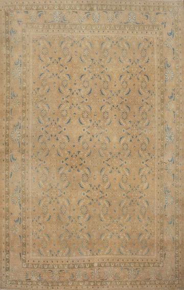 Antique Vegetable Dye Tabriz Persian Area Rug 7x10