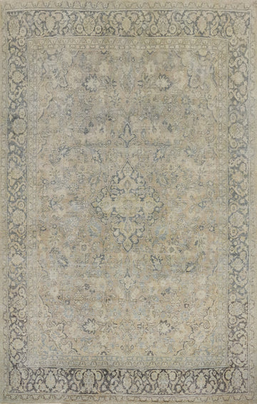 Antique Vegetable Dye Mahal Persian Area Rug 8x12