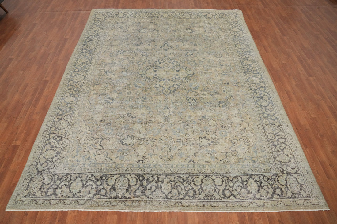 Antique Vegetable Dye Mahal Persian Area Rug 8x12
