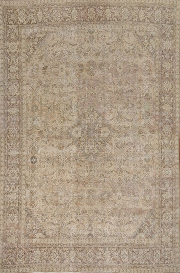 Antique Vegetable Dye Mahal Persian Area Rug 9x13