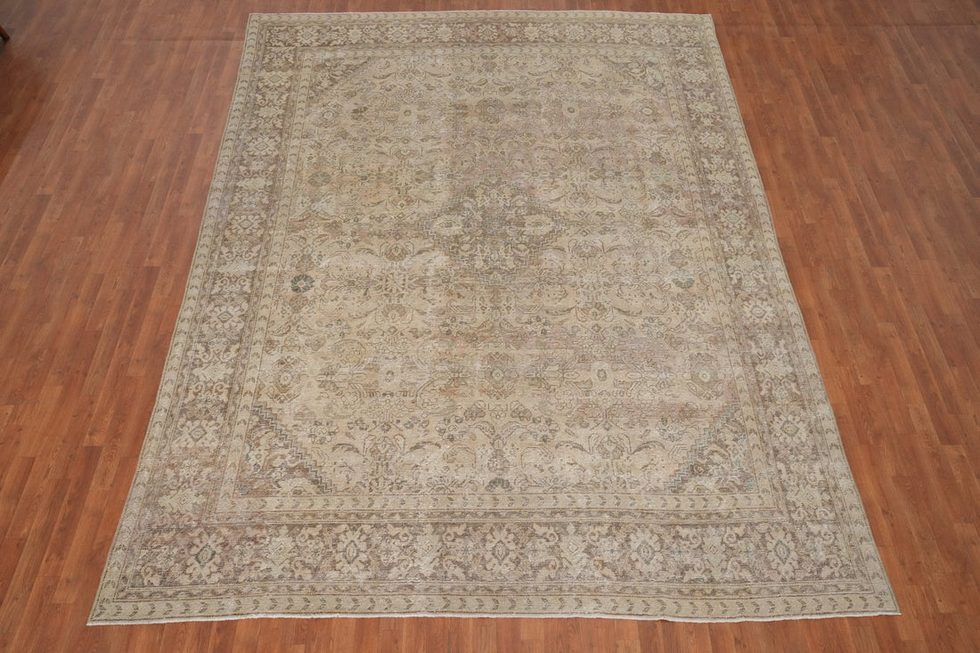 Antique Vegetable Dye Mahal Persian Area Rug 9x13