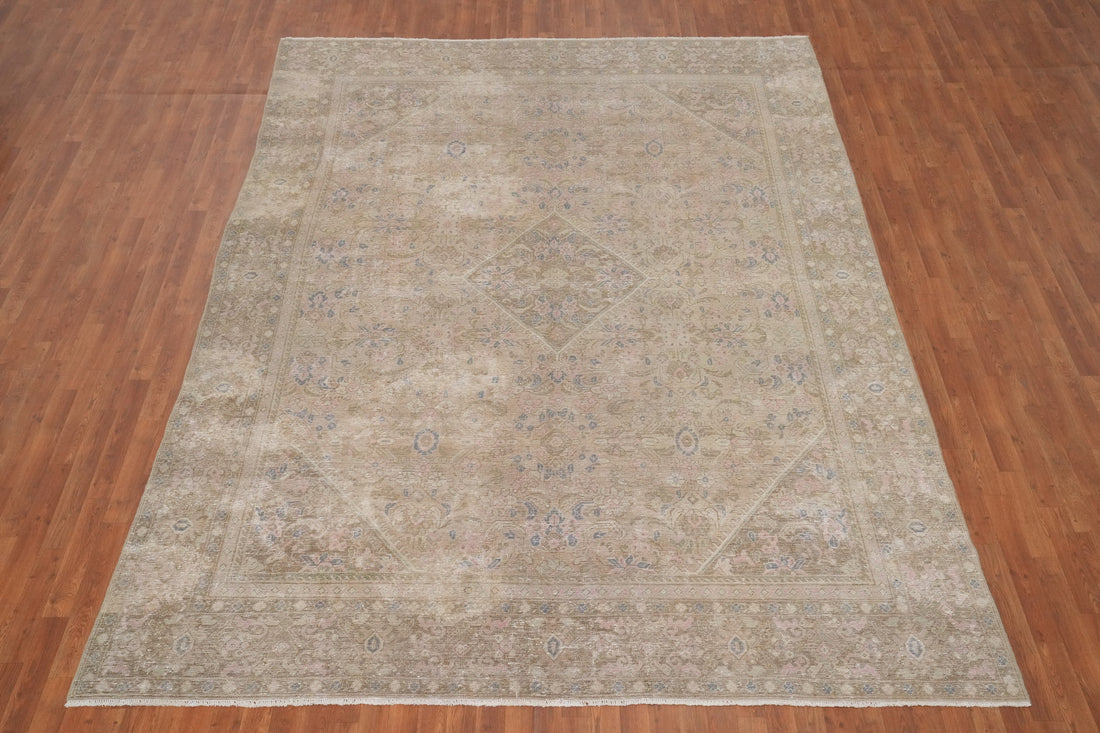 Antique Wool Joshaghan Persian Area Rug 9x12
