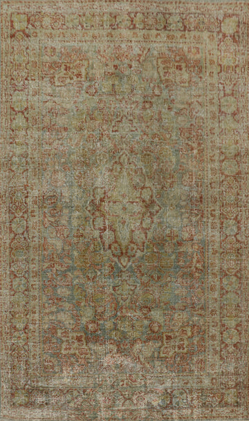 Antique Mahal Persian Area Rug 4x6
