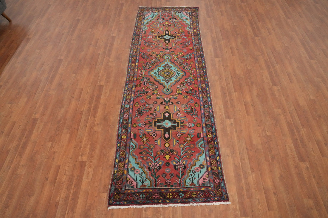 Vintage Wool Lilian Persian Runner Rug 3x11