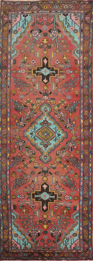 Vintage Wool Lilian Persian Runner Rug 3x11