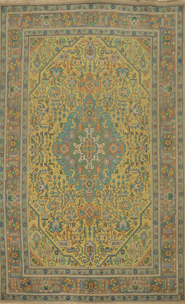 Handmade Wool Tabriz Persian Area Rug 6x9
