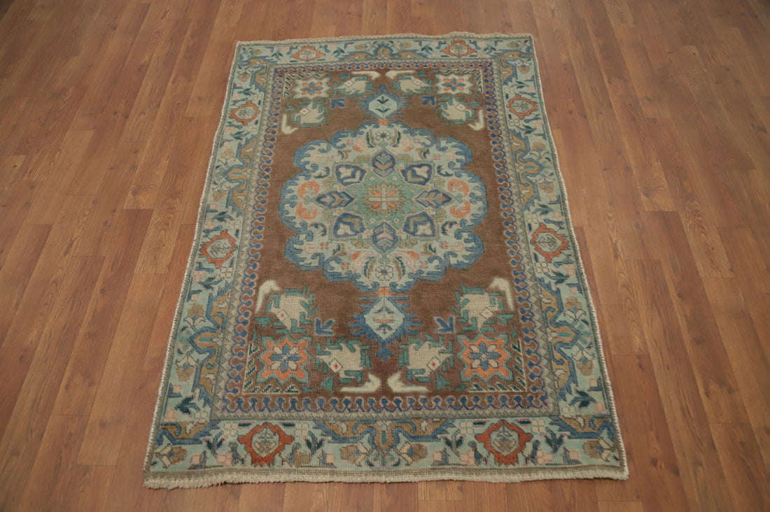 Traditional Wool Medallion Tabriz Persian Rug 3x5