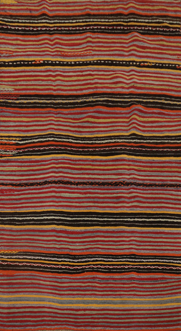 Vegetable Dye Kilim Turkish Area Rug 5x8