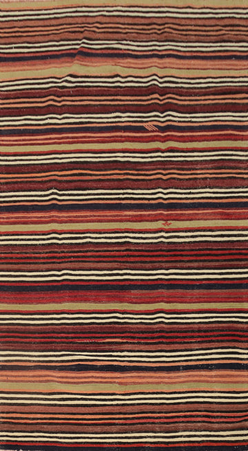 Vegetable Dye Kilim Turkish Area Rug 5x9