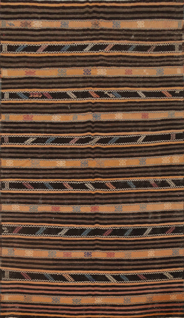 Vegetable Dye Kilim Turkish Area Rug 6x11