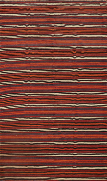 Vegetable Dye Kilim Turkish Area Rug 5x8