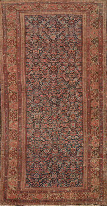 Pre-1900 Antique Vegetable Dye Sultanabad Persian Area Rug 6x13
