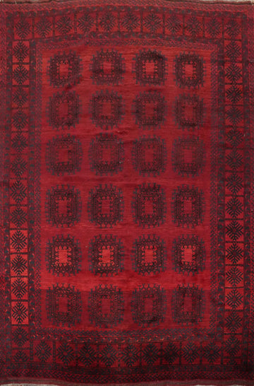 Handmade Geometric Balouch Oriental Area Rug 9x11