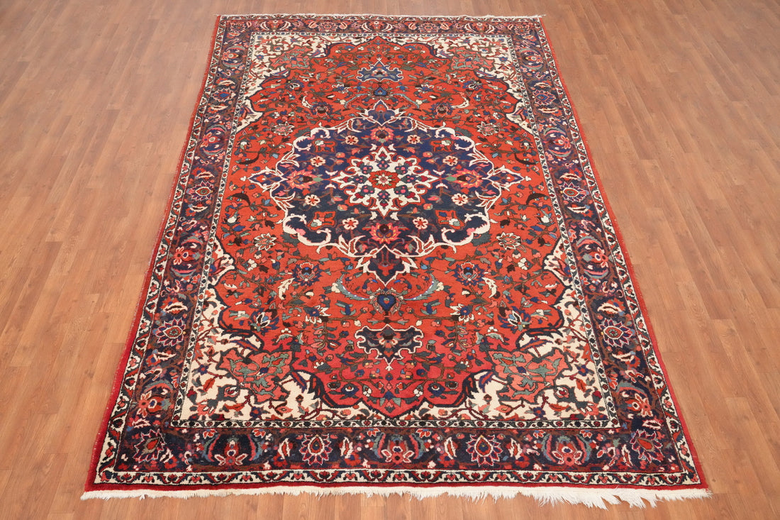 Vegetable Dye Bakhtiari Persian Area Rug 7x10