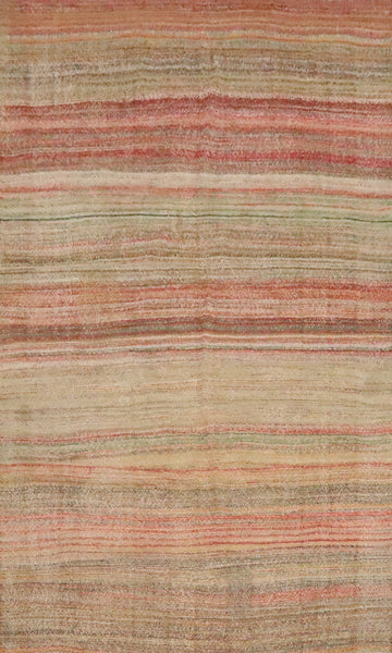 Vegetable Dye Kilim Turkish Area Rug 6x9