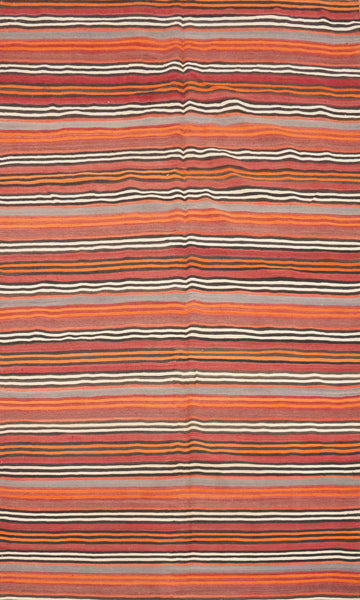 Energize Your Space with This Multicolor Kilim Area Rug 5x8