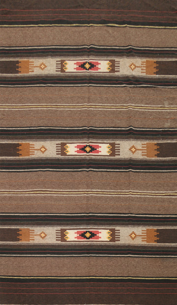 Vegetable Dye Kilim Handmade Area Rug 7x10