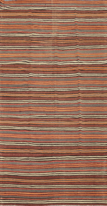 Vegetable Dye Kilim Turkish Area Rug 5x10