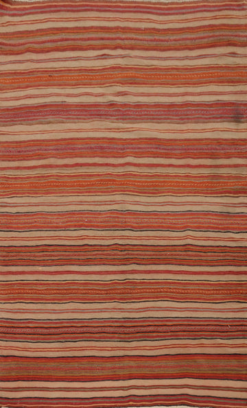 Vegetable Dye Kilim Turkish Area Rug 5x8
