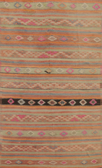 Vibrant Geometric Kilim Area Rug 6x9 for a Bold Statement