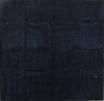 Modern Solid 6x7 Gabbeh Zolanvari Shiraz Persian Area Rug