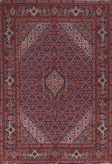 Geometric Tabriz Persian Area Rug 7x10