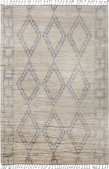 Geometric Diamond Moroccan Oriental Area Rug 5x9