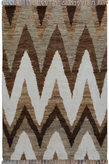 Thick Plush Chevron Moroccan Oriental Area Rug 5x8