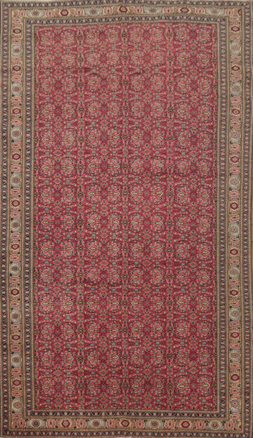 Antique 100% Vegetable Dye Anatolian Turkish Area Rug 6x10