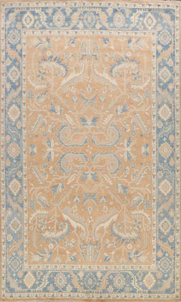 Geometric Authentic Oushak Turkish Oriental Area Rug 8x11