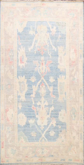 Floral Authentic Oushak Turkish Oriental Area Rug 5x8
