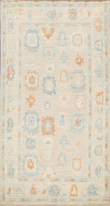 100% Vegetable Dye Oushak Oriental Area Rug 5x8