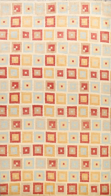 Geometric Gabbeh Kashkoli Oriental Area Rug 6x10