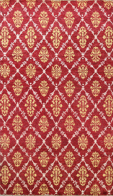 All-Over Gabbeh Kashkoli Oriental Area Rug 7x10