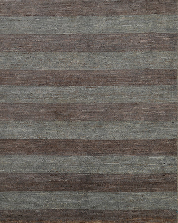 Striped Modern Gabbeh Kashkoli Oriental Area Rug 5x6