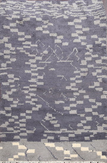 Tribal Moroccan Oriental Area Rug 5x7