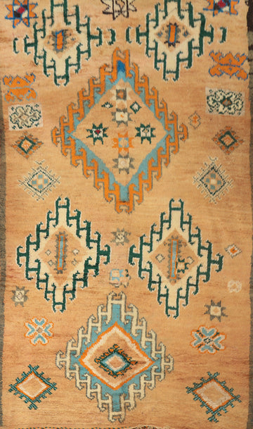 Tribal Geometric Moroccan Oriental Area Rug 6x10