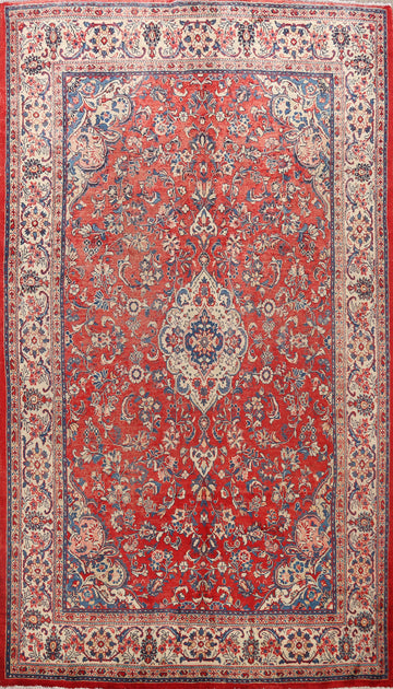 Floral Sarouk Persian Area Rug 7x11