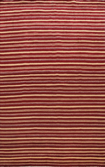 Stripe Gabbeh Kashkoli Oriental Area Rug 8x10